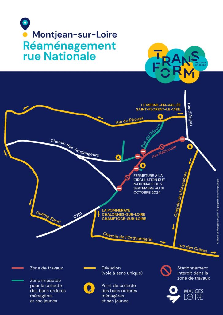 Flyer travaux rue Nationale Plan